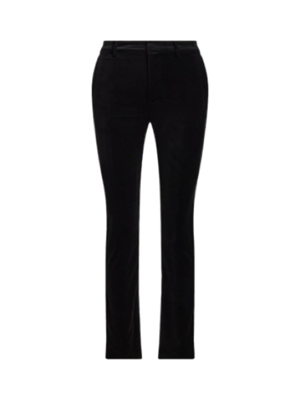 Lauren Ralph Lauren Black Stretch Velvet Cropped Pants NWT Size 16